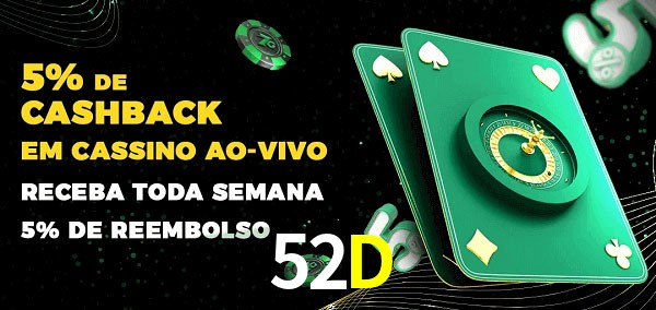 Promoções do cassino ao Vivo 52D